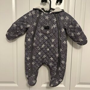 Calvin Klein Baby Star-Print Quilted Pram One‎ Piece Coat